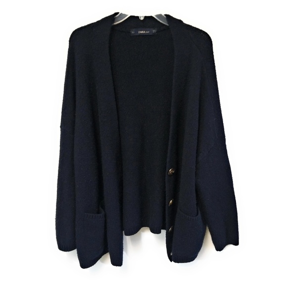 ZARA Knit Oversized Grandpa Cardigan Size S M